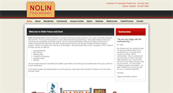 Desktop Screenshot of nolinfencedeck.com